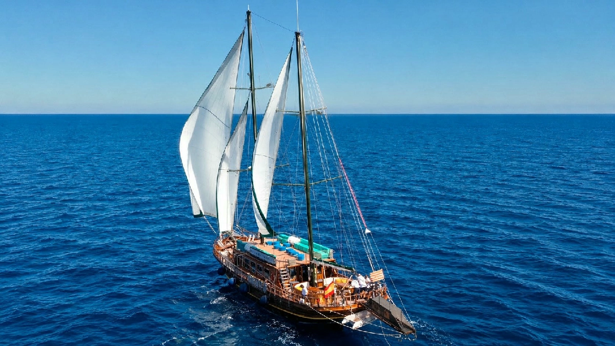 PIRATE BOAT EXPERIENCE 🏴‍☠️⛵ Barcelona Coast + Unlimited Drinks